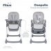 Стульчик для кормления PITUSO Compatto Light Grey/Светло-серый