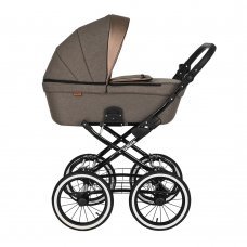 Коляска 1 в 1 PITUSO Leticia Classic Chocolate+кожа Brown Metalic