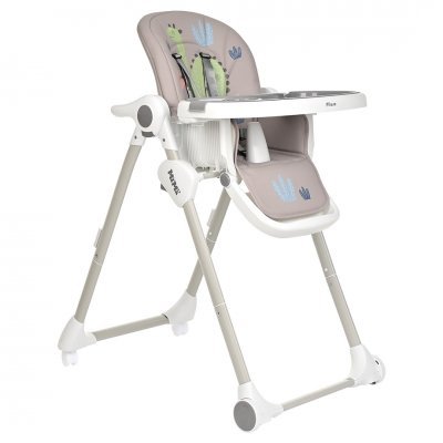 Стул для кормления PITUSO MIMI Biege Dino ECO-кожа
