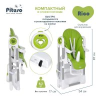 Стул для кормления PITUSO Rico Green/Зеленый
