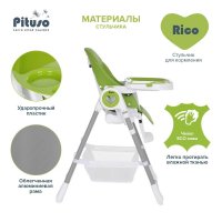 Стул для кормления PITUSO Rico Green/Зеленый