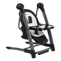 Стульчик для кормления-электрокачели бустер 3 в 1 PITUSO TRIOLA Black/Black Frame