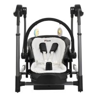 Стульчик для кормления-электрокачели бустер 3 в 1 PITUSO TRIOLA Black/Black Frame