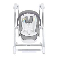 Стульчик для кормления-электрокачели-бустер 3 в 1 PITUSO TRIOLA Dark grey/Темно-серый