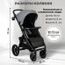 Прогулочная коляска BubaGo Cross City Lux цвет DarkGrey/Темно-серый