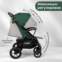 Прогулочная коляска BubaGo Cross City Lux цвет Green/Зеленый