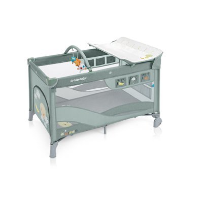 Кровать-манеж детский Baby Design Dream 2019 04 Green (зелёный)