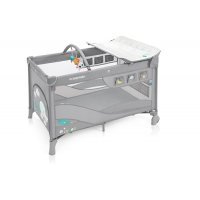 Кровать-манеж детский Baby Design Dream 2019 07 Light gray (светло-серый)