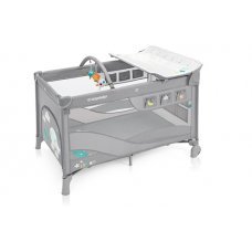 Кровать-манеж детский Baby Design Dream 2019 07 Light gray (светло-серый)
