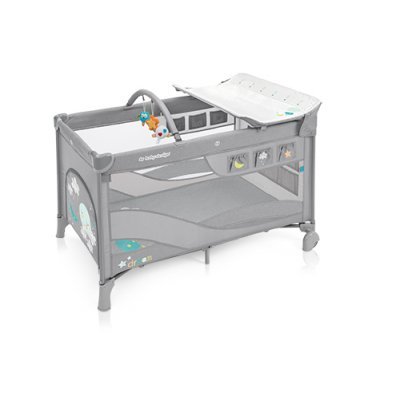 Кровать-манеж детский Baby Design Dream 2019 07 Light gray (светло-серый)