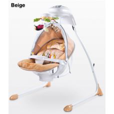 Детские электрокачели Caretero Bugies Beige