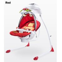 Детские электрокачели Caretero Bugies Red