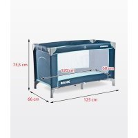 Манеж Caretero Basic Ash