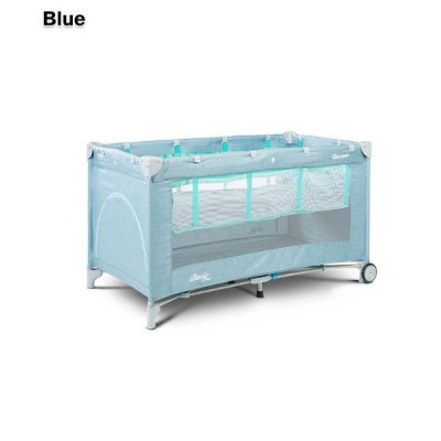 Манеж-кровать Caretero Basic Plus blue