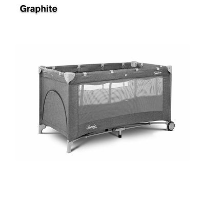 Манеж-кровать Caretero Basic Plus graphit