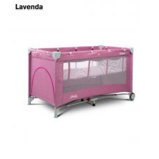 Манеж-кровать Caretero Basic Plus lavenda