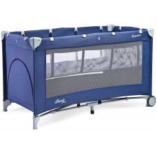Манеж-кровать Caretero Basic Plus navy