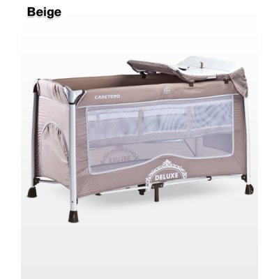 Манеж-кровать Caretero Deluxe Beige