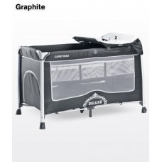 Манеж-кровать Caretero Deluxe Graphite
