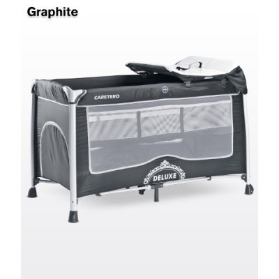 Манеж-кровать Caretero Deluxe Graphite