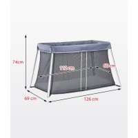 Манеж Caretero Easy Black