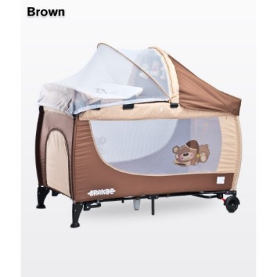 Манеж-кровать Caretero Grande Brown