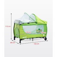 Манеж-кровать Caretero Grande Blue