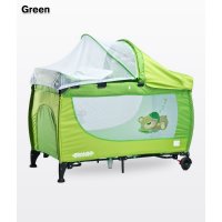 Манеж-кровать Caretero Grande Green Манеж-кровать Caretero Grande Green