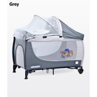Манеж-кровать Caretero Grande Grey