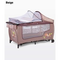 Манеж-кровать Caretero Grande plus Beige
