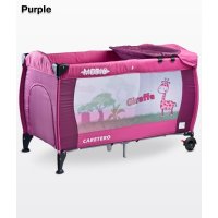Манеж-кровать Caretero Medio Classic Purple Манеж-кровать Caretero Medio Classic Purple