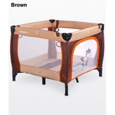 Манеж Caretero Quadra Brown