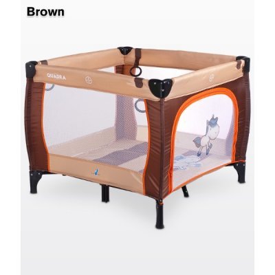 Манеж Caretero Quadra Brown