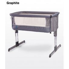 Кроватка-люлька Caretero Sleep2gether Graphite