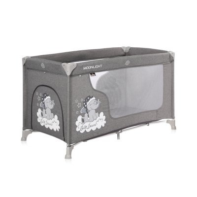 Кровать-манеж детский Lorelli MOONLIGHT 1 Grey Luxe