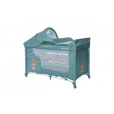 Кровать-манеж детский Lorelli MOONLIGHT 2 plus ARCTIC INDIAN 2023