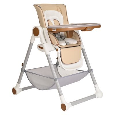 Стул для кормления PITUSO ELCANTO DELUX Beige/Бежевый ECO-кожа