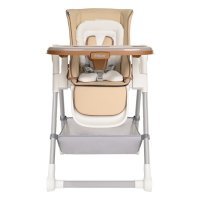 Стул для кормления PITUSO ELCANTO DELUX Beige/Бежевый ECO-кожа