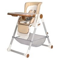 Стул для кормления PITUSO ELCANTO DELUX Beige/Бежевый ECO-кожа