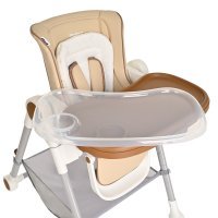 Стул для кормления PITUSO ELCANTO DELUX Beige/Бежевый ECO-кожа