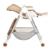 Стул для кормления PITUSO ELCANTO DELUX Beige/Бежевый ECO-кожа