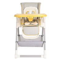 Стул для кормления PITUSO ELCANTO DELUX Grey/серый ECO-кожа