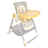 Стул для кормления PITUSO ELCANTO DELUX Grey/серый ECO-кожа