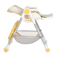 Стул для кормления PITUSO ELCANTO DELUX Grey/серый ECO-кожа