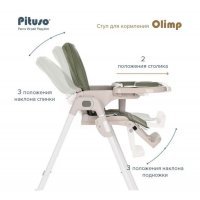 Стульчик для кормления Pituso Olimp Light Grey