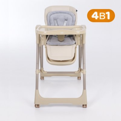 Стульчик электрокачели 4 в 1 Martin Noir Cloud Бежевый/Line Beige