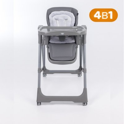 Стульчик электрокачели 4 в 1 Martin Noir Cloud Серый/Stitch Grey