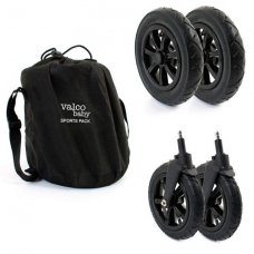 Комплект надувных колес Valco Baby Sport Pack для Snap 4, Snap 4 Ultra, Snap Duo  Black