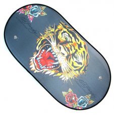 Шторка солнцезащитная EH-00209 "TIGER" на заднее стекло, полиэстер 96х49см ED HARDY