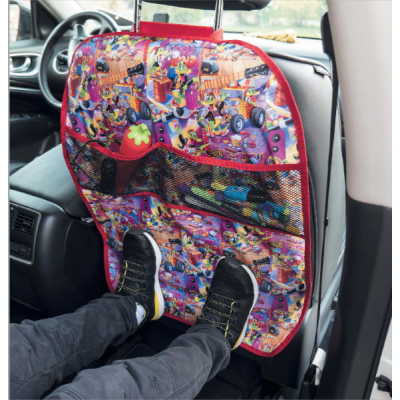 Защита сиденья с карманами Цветная 5110